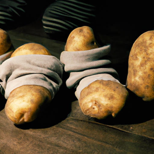 Potatoes In Socks